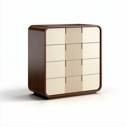 Wooden dresser with six drawers and minimalist design 80 x 40 x 85cm